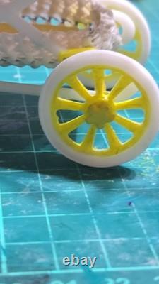 12th Scale Dolls House Miniature Pram Baby Doll