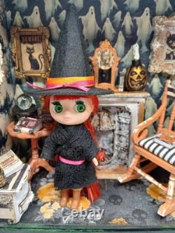 12th Scale Dolls house miniature witch room box