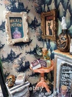 12th Scale Dolls house miniature witch room box