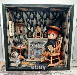 12th Scale Dolls house miniature witch room box
