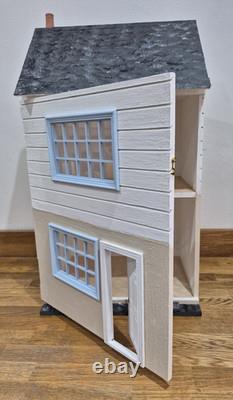 12th Scale Two Roomed Dolls House over 2 Floors Handmade Item
