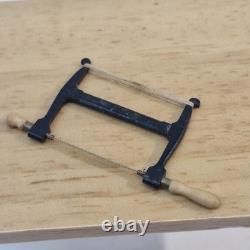 12th scale Dolls House Wood working tool Bow Saw Artisan made TL3