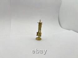 12th scale Dolls House miniatures, Brass Fire Tool Set dhd05