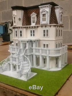 148 Scale Hegeler Carus Mansion Dollhouse Kit 0000390