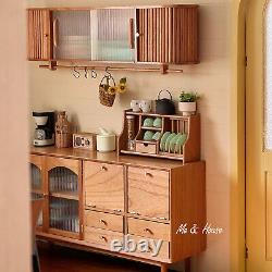 16 Scale Dolls House Miniature Royal Lockers Wall Cupboard TV Cabinet Furniture