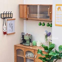 16 Scale Dolls House Miniature Royal Lockers Wall Cupboard TV Cabinet Furniture