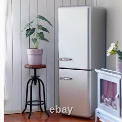 16 Scale Miniature Double Door Refrigerator For Doll house Mini Fridge Furnitur