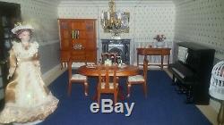 16 room hand made dolls house massive size one of a kind furniture and dolls