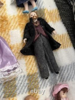 17 Porcelain Doll House Dolls Bundle Job Lot Vintage