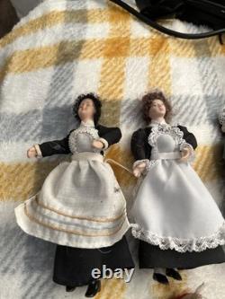 17 Porcelain Doll House Dolls Bundle Job Lot Vintage