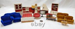 1797/50 Miniature Retro Style Doll House Furniture 112 Scale 17 pcs