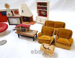 1797/50 Miniature Retro Style Doll House Furniture 112 Scale 17 pcs