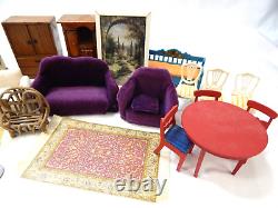 1798/50 Miniature Doll House Furniture 112 scale 20+ pieces