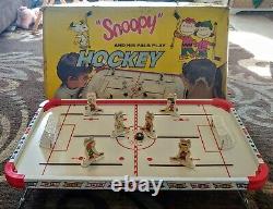 1972 Game Snoopy And His Pals The Peanuts Gang, Ice Hockey Game Complete