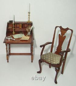 1982 Roger Gutheil Dollhouse Desk 1999 Gail Steffey Gutheil Chair + 14 pcs added