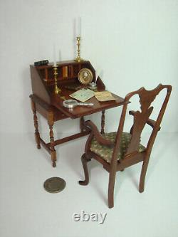 1982 Roger Gutheil Dollhouse Desk 1999 Gail Steffey Gutheil Chair + 14 pcs added