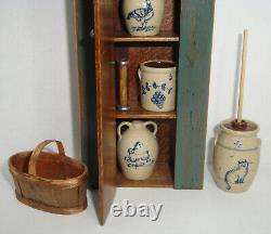 1984 Barbara Davis DH Mini Cupboard 5 pcs Jane Graber Joanna Scarboro