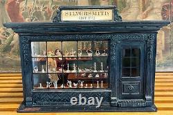 1990's Eugene Kupjack Vintage Silversmith Store Roombox Miniature Dollhouse