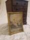 19th Century Miniature Framed Silk Painting, Lovely For A Dolls House