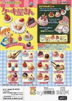2009 Re-ment Cake Shop 12 Piece Display Miniature Foods Doll House New U. S
