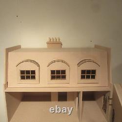 24th scale Dolls House The Knightsbridge 9 room Dolls House Kit by DHD