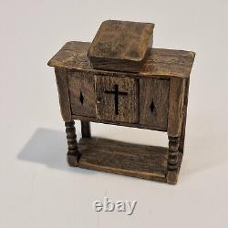 24th scale Dolls house Wooden Church furniture Artisan made TN20