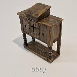 24th scale Dolls house Wooden Church furniture Artisan made TN20