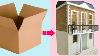 4 Modern Diy Miniature Houses Made With Recycled Cardboard