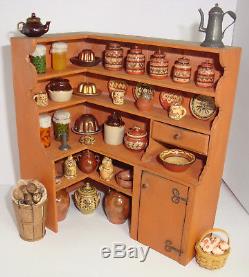 44pcs in 1983 Jim Holmes Pantry Cupboard 29 Jane Graber Pottery 2 Hairy Potter +