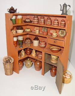 44pcs in 1983 Jim Holmes Pantry Cupboard 29 Jane Graber Pottery 2 Hairy Potter +