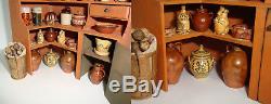 44pcs in 1983 Jim Holmes Pantry Cupboard 29 Jane Graber Pottery 2 Hairy Potter +