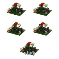 5 Sets Landscape Ornaments Dollhouse Accessories Garden Miniatures
