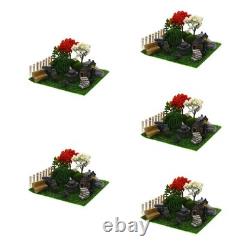 5 Sets Landscape Ornaments Dollhouse Accessories Garden Miniatures