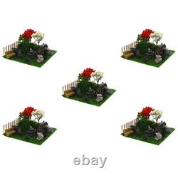 5 Sets Landscape Ornaments Dollhouse Accessories Garden Miniatures
