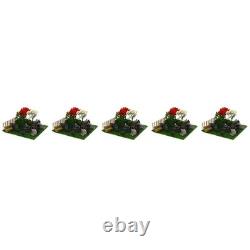 5 Sets Landscape Ornaments Dollhouse Accessories Garden Miniatures