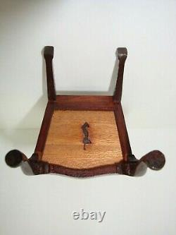 70's John Hodgson Dollhouse Miniature Carved Wood Chippendale Side Chair #1 of 3