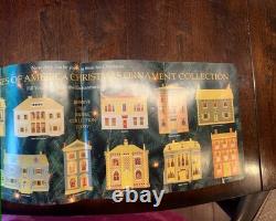 9 Doll Houses Of The World Christmas Ornaments The Hampton Collection