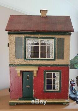A Wonderful Tri-ang Wooden Dolls House Cottage No DH B