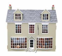 ANTIQUE DOLLS HOUSE, GEORGIAN STYLE, WOODEN, 12th SCALE, NEW FROM JULIE ANNS