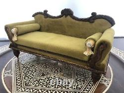 ARTISAN Dolls House Miniature Sofa 1/12