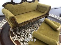 ARTISAN Dolls House Miniature Sofa 1/12