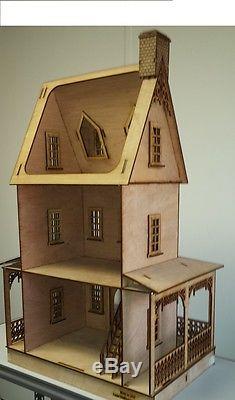 Abriana Large Country Cottage 112 Scale Dollhouse