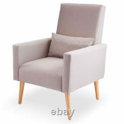 Accent Stylish Grey Rocking Chair Nursery Chair With Cushion