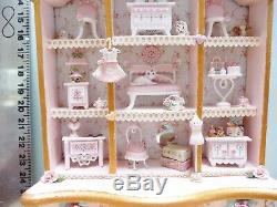 Adorable Pink Cabinet With 1120 Scale C. Rohal Furniture