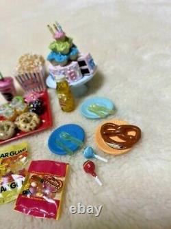 American Life Party Set Re-ment Rement Miniature Doll House Small Toy Snacks