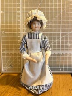 Ann Lucas Victorian Maid Dolls House Miniature 112 Porcelain Doll