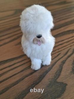 Annie Willis 112 Dolls House Miniature Vintage Old English Sheepdog Fur Animal