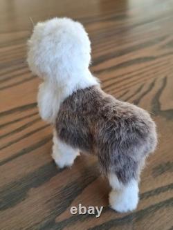 Annie Willis 112 Dolls House Miniature Vintage Old English Sheepdog Fur Animal