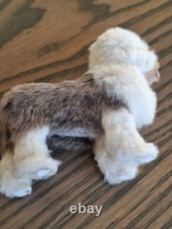 Annie Willis 112 Dolls House Miniature Vintage Old English Sheepdog Fur Animal