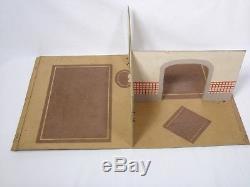 Antique 1927 Tootsie Toy Daisy Doll House Cardboard + Dollhouse Furniture VHTF